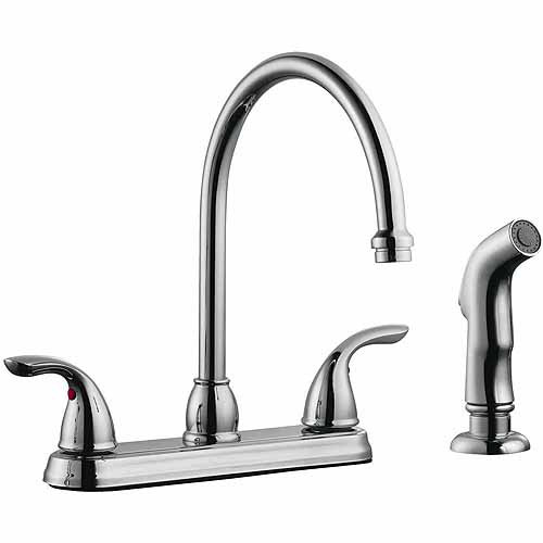 Design House 525071 Ashland High Arch Kitchen Faucet with Sprayer, Polished Chrome Finish Design House 525071 Ashland High Arch Kitchen Faucet with Sprayer, Polished Chrome Finish